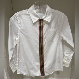 Burberry White Shirt for boys.